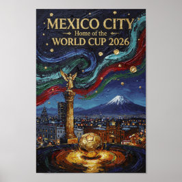 Poster cidade do méxico
