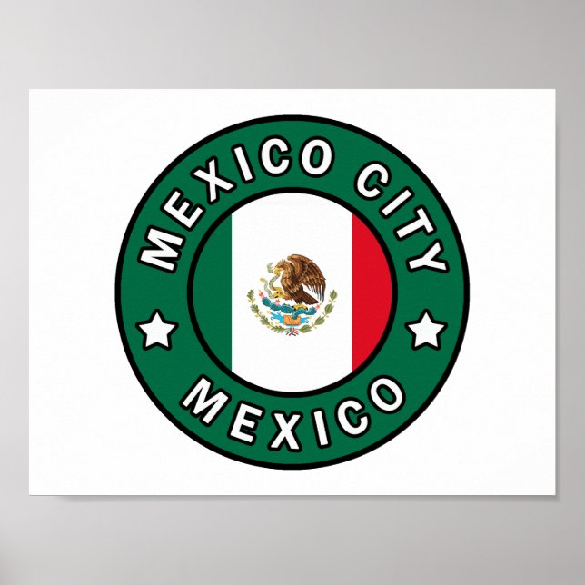 Poster Cidade do México México (Frente)