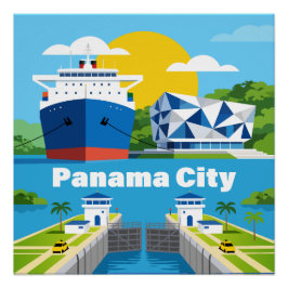 Pôster Cidade do Panamá Panamá