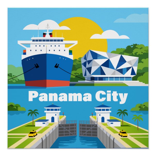 Pôster Cidade do Panamá Panamá (Frente)