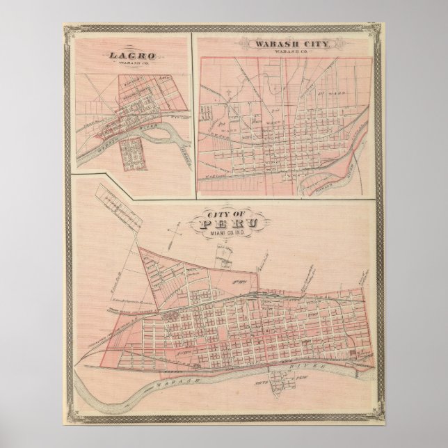 Poster Cidade do Peru, Miami Co (Frente)