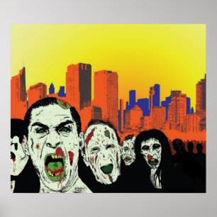 Pôster cidade do zombi