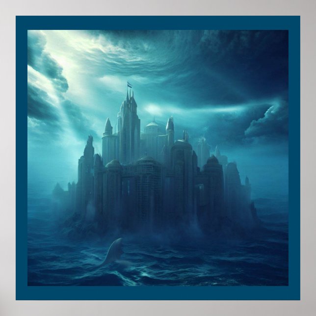 Poster Cidade Fantasma de Atlantis (2) (Frente)