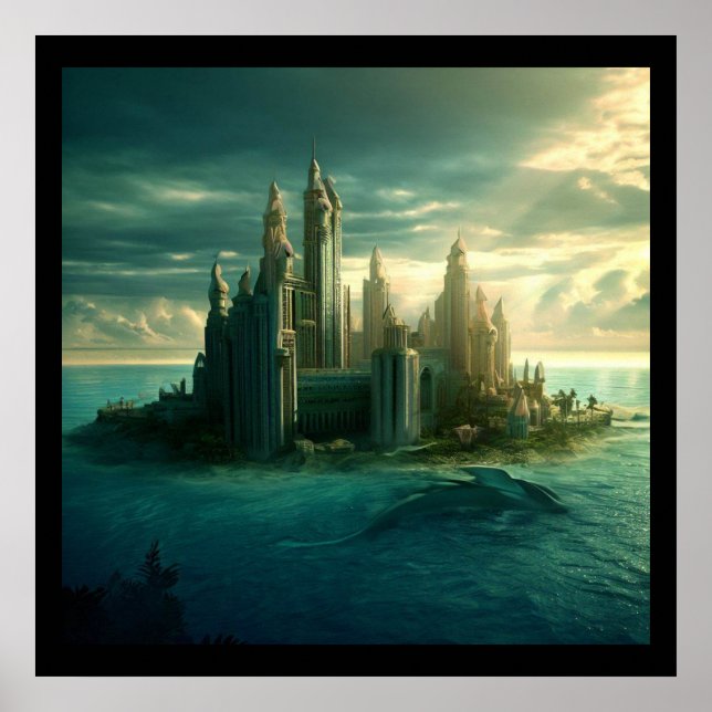 Poster Cidade Fantasma de Atlantis (3) (Frente)