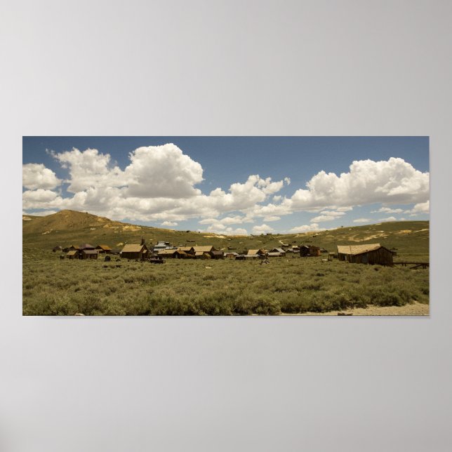 Pôster Cidade Fantasma de Bodie, CA (Frente)