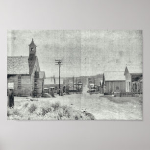 Poster Cidade fantasma de Bodie Califórnia