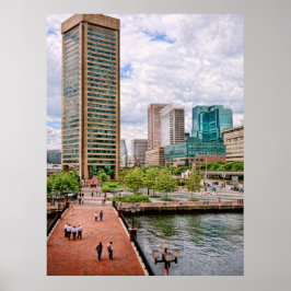 Poster Cidade - Harbor Place - Baltimore World Trade Cent