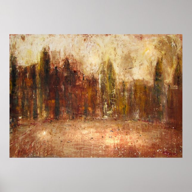 Pôster Cidade iluminada (Frente)