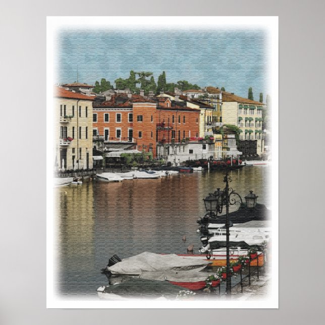 Pôster Cidade italiana (Frente)