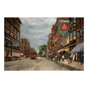 Pôster Cidade - Lowell MA - Uma empresa muito boa 1908