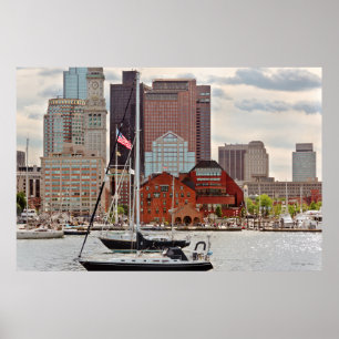 Pôster Cidade - Mães de Boston - Linha do horizonte