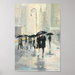 Pôster Cidade na Chuva