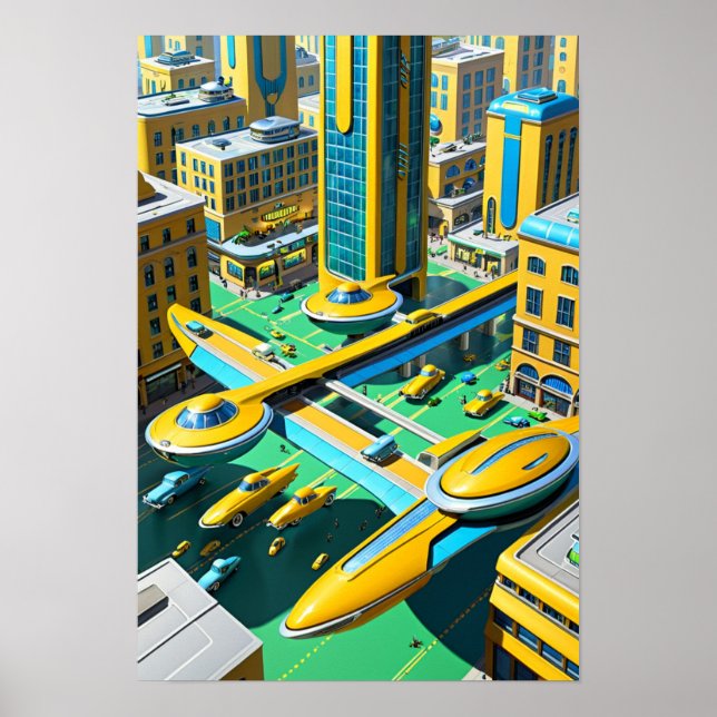 Poster Cidade no futuro (Frente)