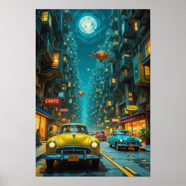 Poster Cidade no futuro (Frente)