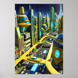 Poster Cidade no futuro