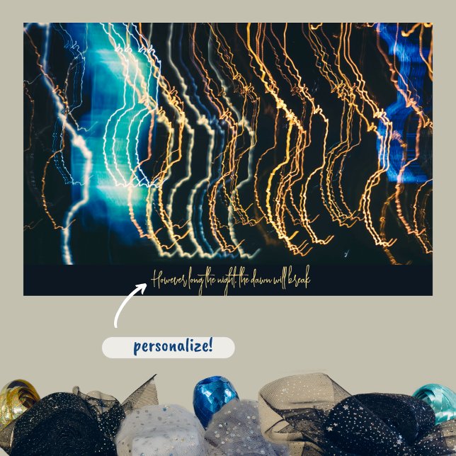 Poster Cidade noturna (Criador carregado)