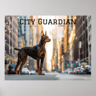 Poster Cidade Sentinel: Doberman na Selva Urbana