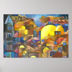 Pôster Cidade velha de Jerusalem