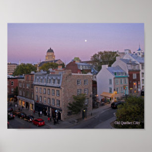 Poster Cidade Velha do Quebec, Design do Quebec