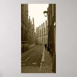 Pôster Cidade Velha. Oxford (Reino Unido).