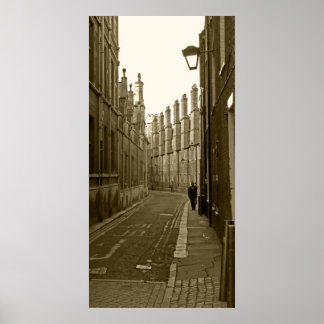 Pôster Cidade Velha. Oxford (Reino Unido).