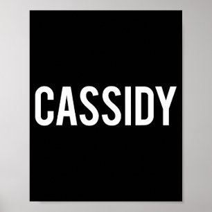Poster Cidy - Camiseta de presente engraçada de fã de nov
