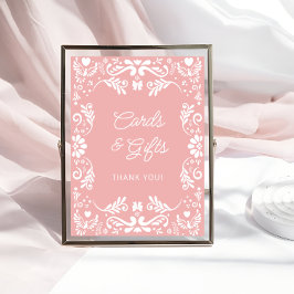 Poster Cielito Lindo Chás de fraldas mexicanos Cartões e 