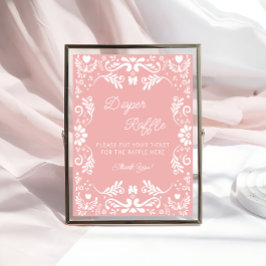 Poster Cielito Lindo Fralda mexicana Raffle