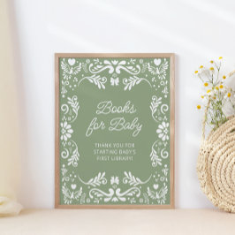 Poster Cielito Lindo Livros Chás de fraldas mexicanos par