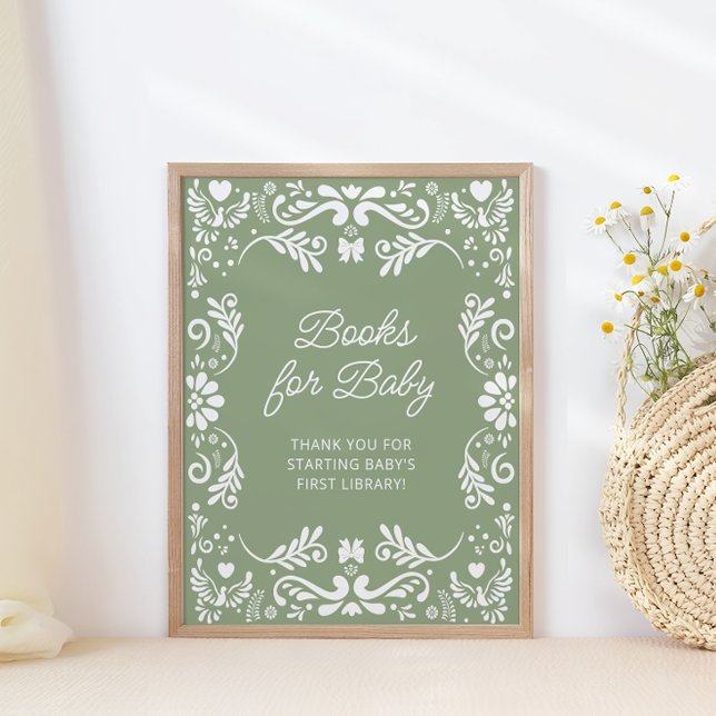 Poster Cielito Lindo Livros Chás de fraldas mexicanos par (Criador carregado)