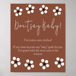 Poster Cielito Lindo Mexicano Não diga jogo de Chá de fra