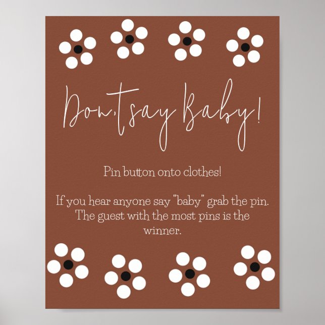 Poster Cielito Lindo Mexicano Não diga jogo de Chá de fra (Frente)