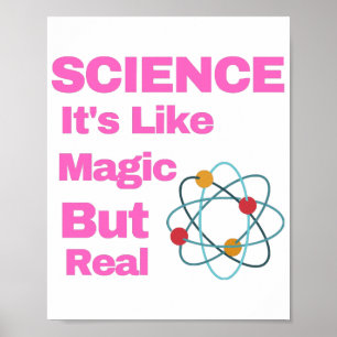 Poster CIÊNCIA É como magia, mas real