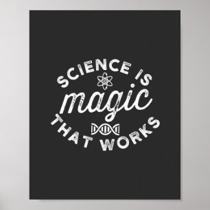 POSTER CIÊNCIA É MÁGICA QUE FUNCIONA
