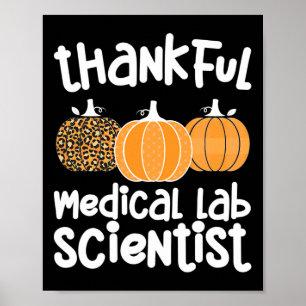 Poster Cientista do Laboratório Médico de Agradecimento M