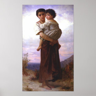 Pôster Ciganos Bouguereau-Novos de William-Adolfo