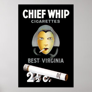 Poster Cigarros Chefe Whip