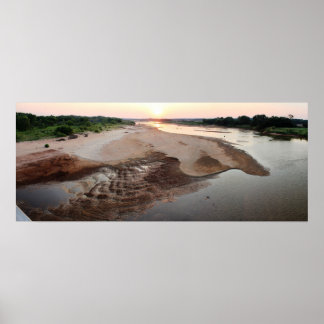 Poster Cimarron River Sunset, junho de 2012 - I