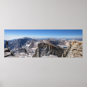 Poster Cimeira do Mt Whitney - fuga de John Muir - serra