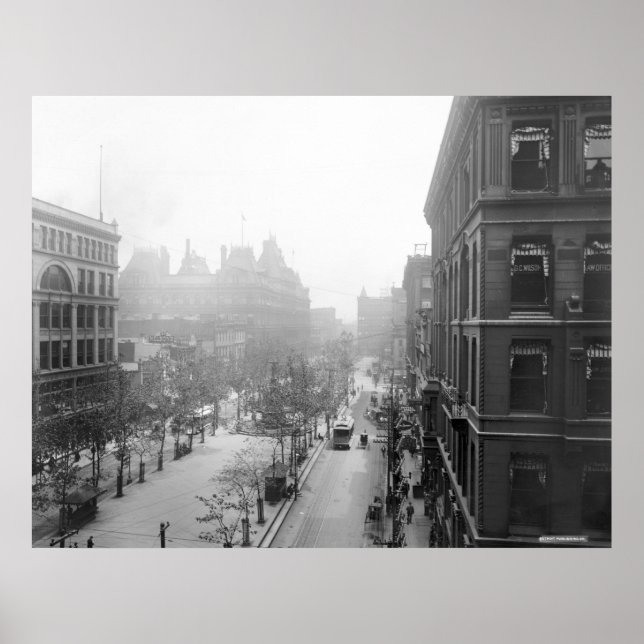 Pôster Cincinnati, 1900 (Frente)