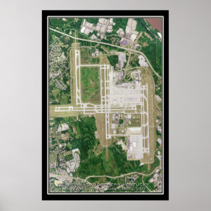 Poster Cincinnati / Norte do aeroporto Intel Kentucky