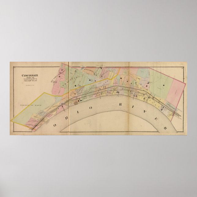 Poster Cincinnati, Ohio 5 (Frente)