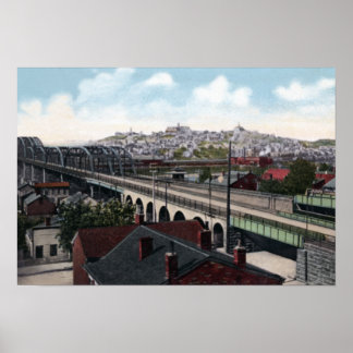 Pôster Cincinnati Ohio Mt Adams