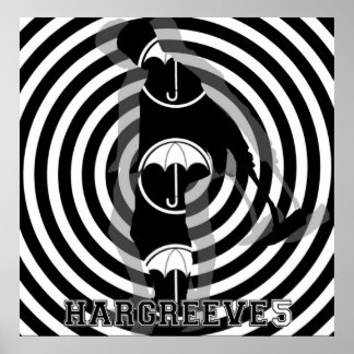 Poster Cinco academia de guarda-chuva