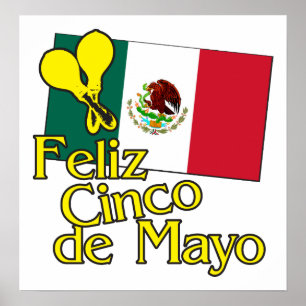 Pôster Cinco de Bandeira