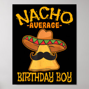 Poster Cinco de Celebração de Nacho Média de Aniversário