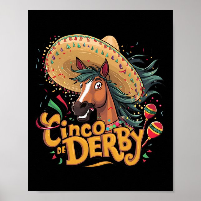 Poster Cinco De Der Mexico Cinco De Mayo (Frente)