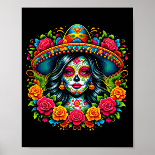 Poster Cinco de maio 2025 festa mexicana 5 de maio menina