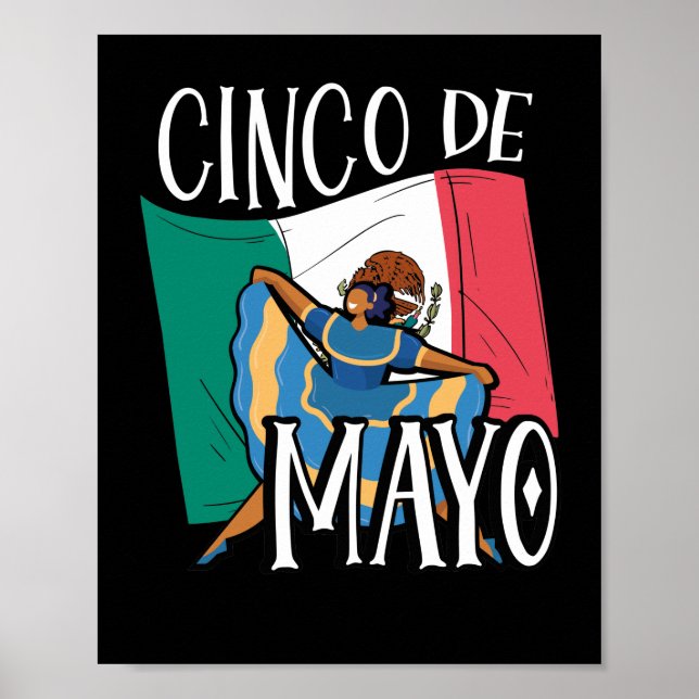 Poster Cinco De Mayo (Frente)
