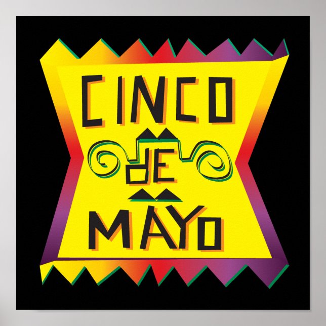 Poster Cinco De Mayo (Frente)